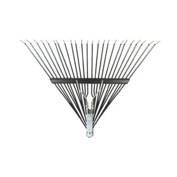 Hot Selling Carbon Steel Rake with Wooden Handle for Home Leaf Cleanup