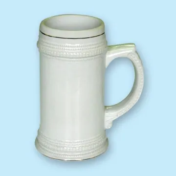 Sublimation Stoneware Coffee Mug With Big Handle