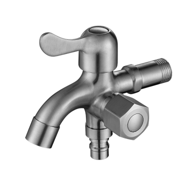 Washing Machine Faucet: Three-Way Special Multi-Function Double-Head Water Outlet Universal Joint Faucet
