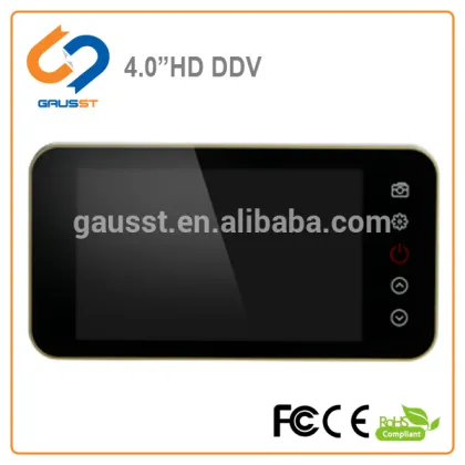 4.0inch home security digital door viewer peephole eye night vision with 1G built-in memory