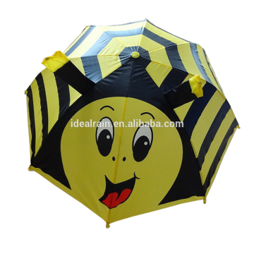 45cm*8K manual open cute honeybee animal shape kid umbrella