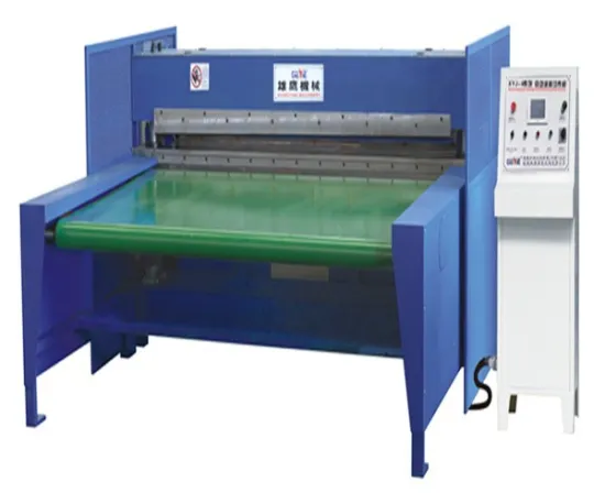 Xiongying Automatic feeding cloth leather strip cutting press machine with CE/ISO9001/SGS