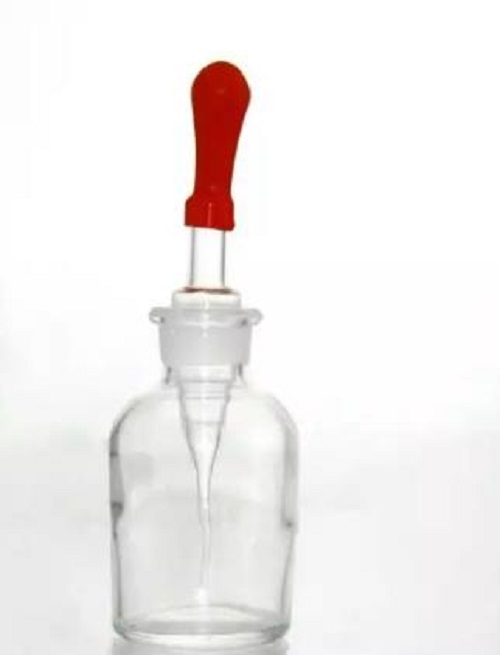 Bouteille en verre transparent avec pipette 30 ml