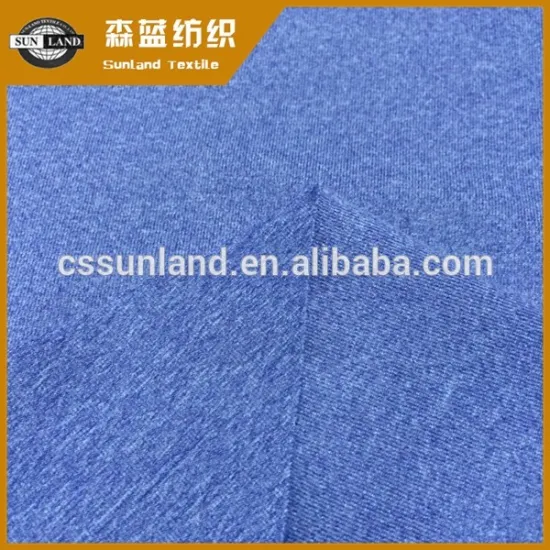 weft knitted cationic polyester spandex jersey fabric