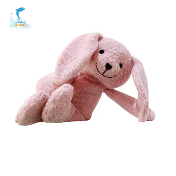 Custom stuffed animal plush toy health rabbit doll 25cm bunny plush toy with natural corn built-in