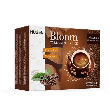Private Label Pure Organic Slimming Coffee with Instant Bloom Collagen