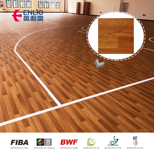 Nice Custo PVC PVC Indoor Baketball Sport Flooring Wood Pattern Sport Mat