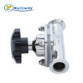 Sanitary Diaphragm Valves in Stainless Steel: Sizes DN15, DN20, DN25, DN50 - Ideal for Beer and Dairy Products
