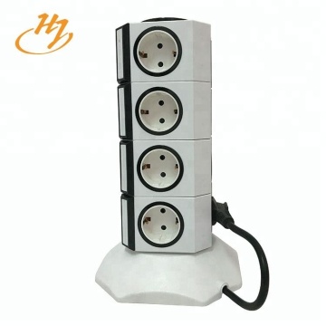 100V-240V 2-USB 4-Layers Power Strip