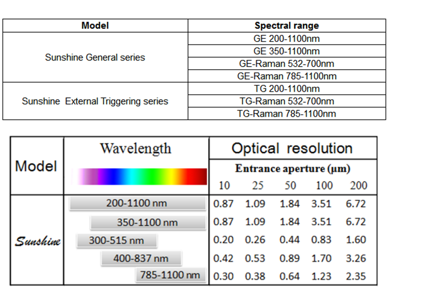 High Sensitive Fiber Spectrometer