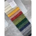 Tejido de tapicería de chenilla texturizada para sofás y muebles