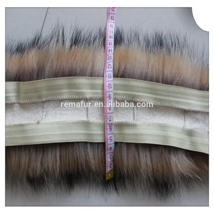 Genuine Fur Raccoon Fur Strips