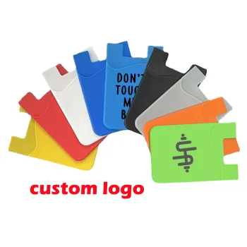 Custom Wholesale Mobile Accessories: Credit Card Holders, ID Card Holders, and Silicone Phone Card Holders for Cell Phones