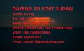 Sudan Port Sudan&#39;a Jiangsu Dafeng Deniz Taşımacılığı