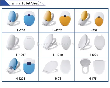 Colorful Fashion Design PP Family Toilet Seat