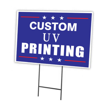 PP Corrugated Board Yard Sign Letters - 18x24 Inches with Stakes