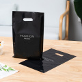 plastic handle die cut shopping bag