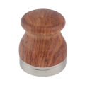 Wooden comfortable handle coffee tamper press