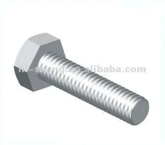 White Hex head Bolts,dome head bolts,round hex head bolt