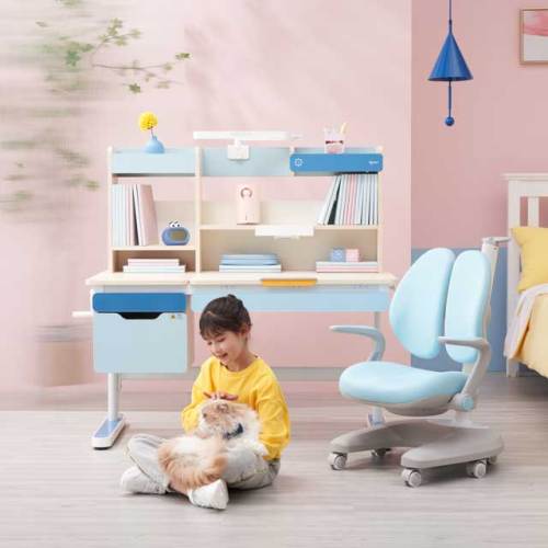 Multifunktionella barnmöbler barn skrivbord och stol