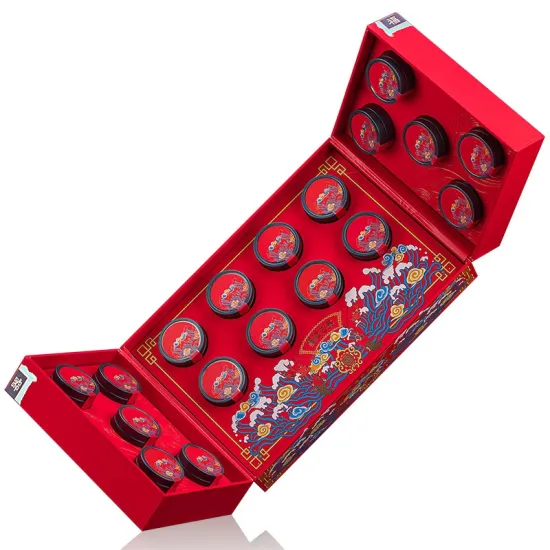 2 Door Tea Paper Box Gift Set Packaging