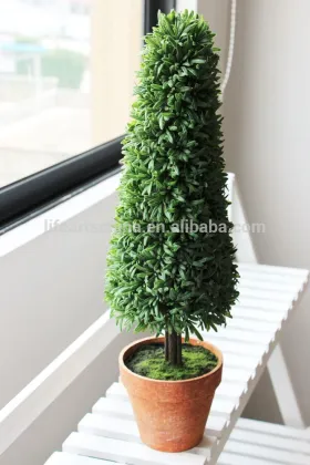 mini artificial grass topiary, decorative 52cm grass topiary