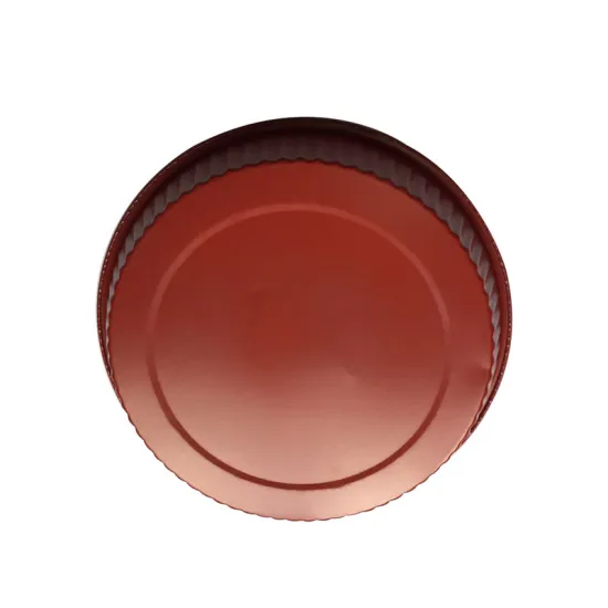 Floral Border Carbon Steel Non Stick Cake Pan