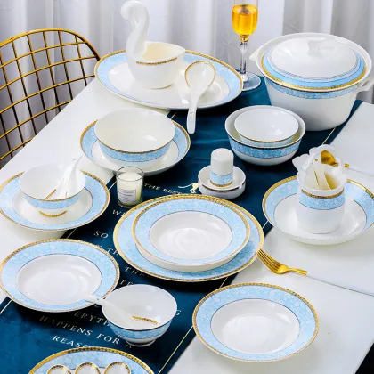 Bone porcelain dinner sets--weilan