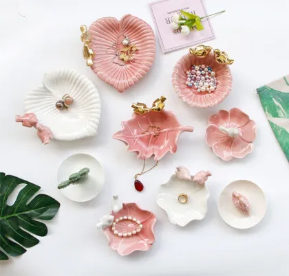 Ceramic Jewelry Tray with Custom Logo