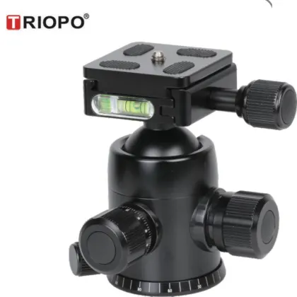 TRIOPO Professional Metal 360 Degree Panoramic Ball Head for Manfrotto Tripod