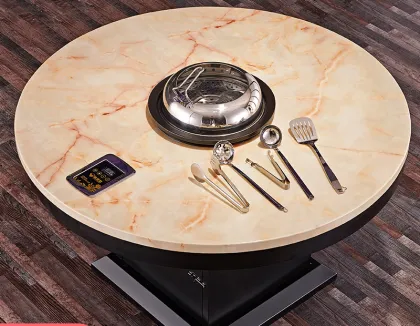 Korean Electric Dining Smokeless Hotpot Table