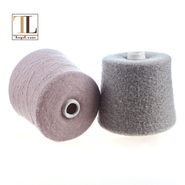 Topline brushed 80% cashmere nylon felt fancy yarn