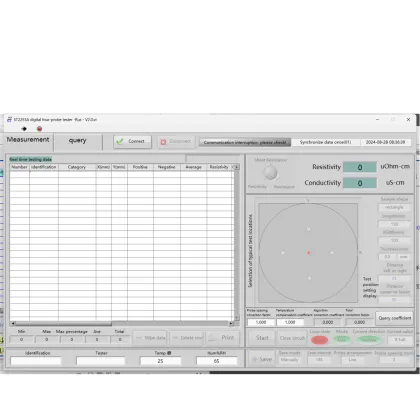 Best-Selling Conductive Cloth Conductive Foam Digital Four Point Probe Resistivity Meter
