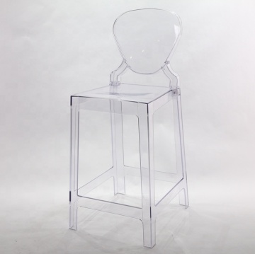 Transparent Stackable Bar Chair for Restaurants and Hotels