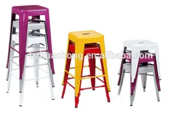 2014 Selling Well Stackable Wrought Height Iron Bar Stool HC-F002