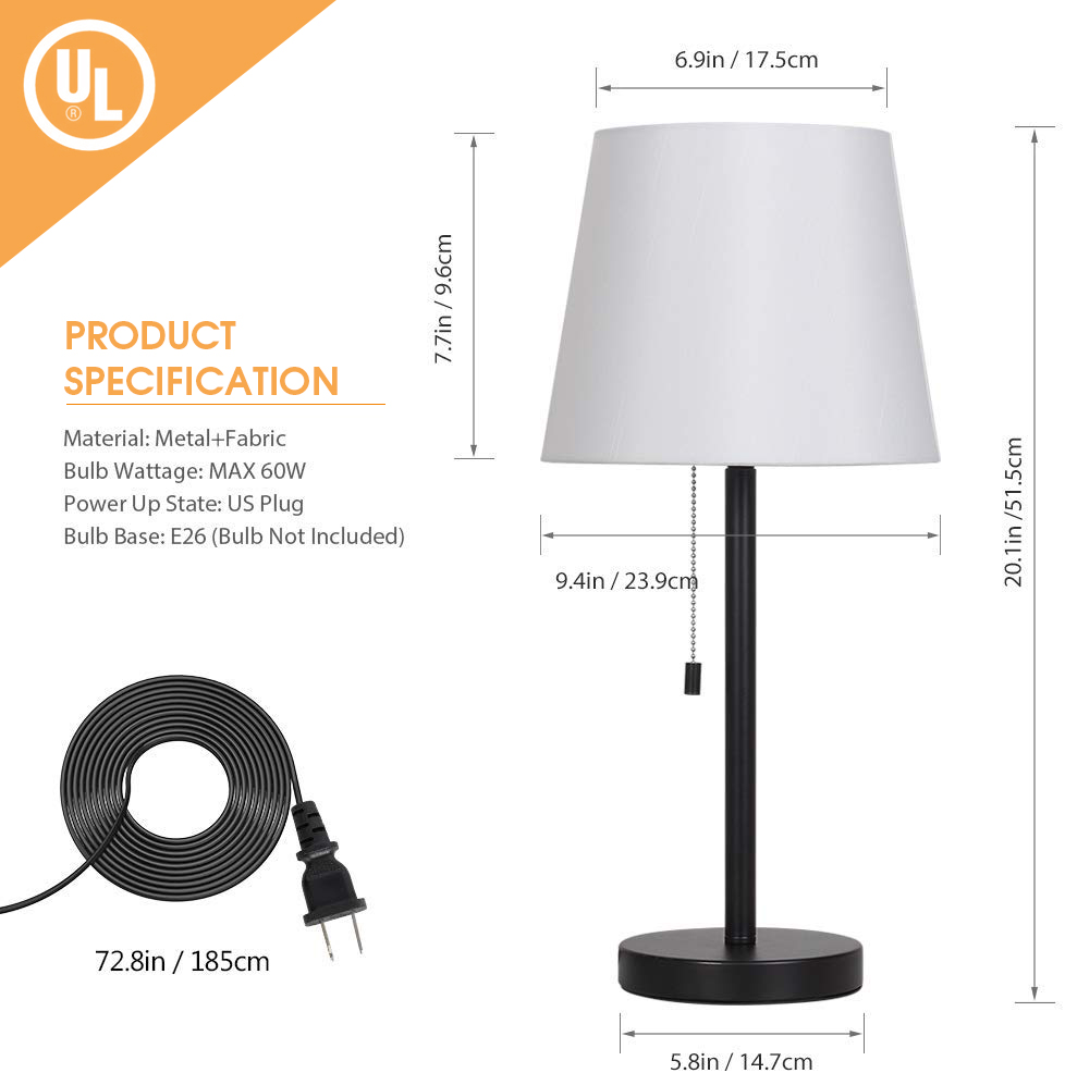 Pull Chain Table Lamp