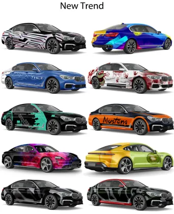 Personalized Gradient Painted Car Film Sticker for Auto Color Change