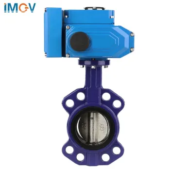 DN400 WCB Electric Actuated Wafer Butterfly Valve