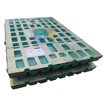 High Manganese Steel CJ411 Jaw Plates for Recycling Construction Waste