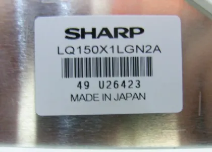 Sharp Tft Laptop Lcd Panel Lq150x1lgn2a , 1024x768 And 15 Inch