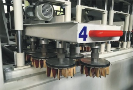 heavy duty profiled brush drum sander