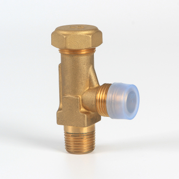 Brass and Copper Angle Pressure Relief Safety Valves for Refrigeration Machines