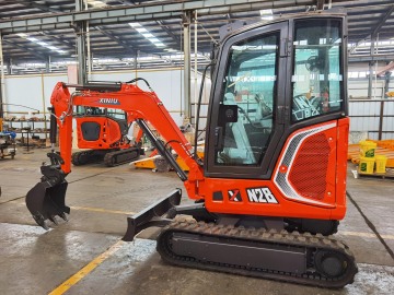 Rhinoceros XN28 Mini Excavator 3.5 Ton 2.8 ton EPA Euro 5 engine Crawler Digger Farm Used Chinese Mini digger
