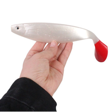 9 Inch 70g Saltwater Big Shads Soft Fishing Lure - T-Tail Paddle PVC Swimbait