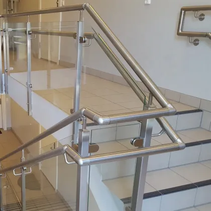 Unikim removable adjustable stair handrail support