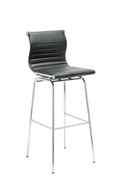 Modern Upholstered PU Metal Frame Bar Stool