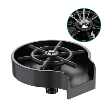 High Pressure Automatic ABS Plastic Cup Washer for Kitchen Sink Glass Rinse
