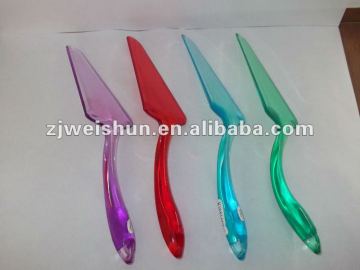 colorful plastic pizza /cake knife,cake cutter