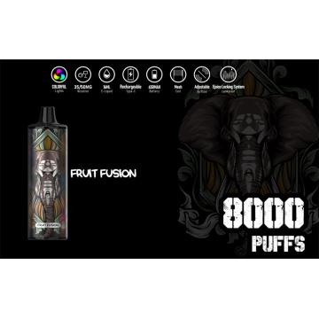 Cigarro eletrônico 8000PUFFs Vape descartável