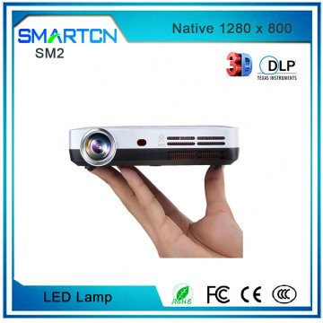 Popular Outdoor 3500 lumens pocket projector Automatic Keystone Correction 3D Mini Projector With glass Touch Panel